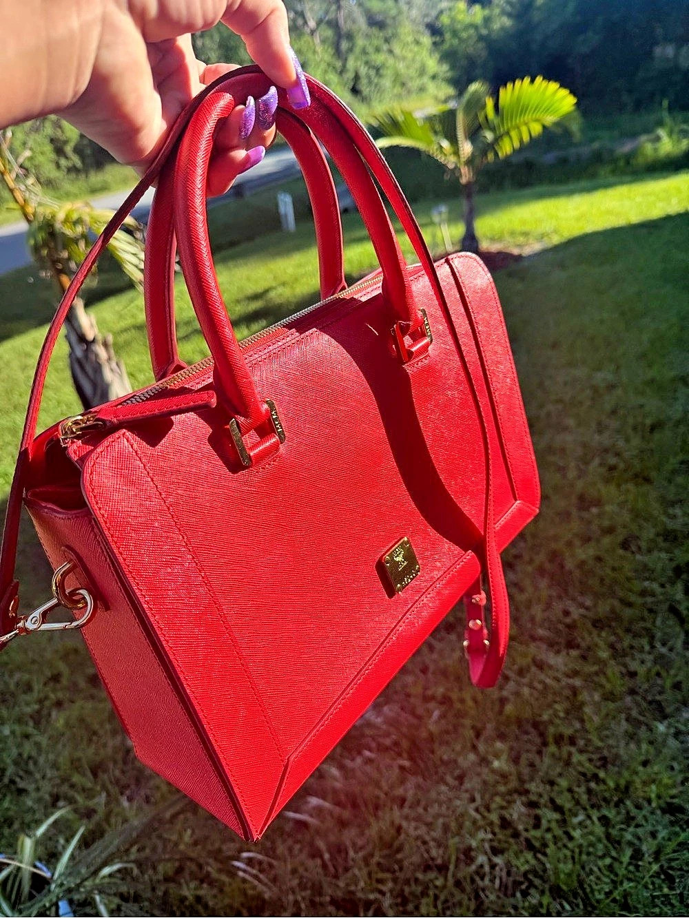 MCM Milano Saffiano Leather Two-Way with COA - Picture 6 of 12